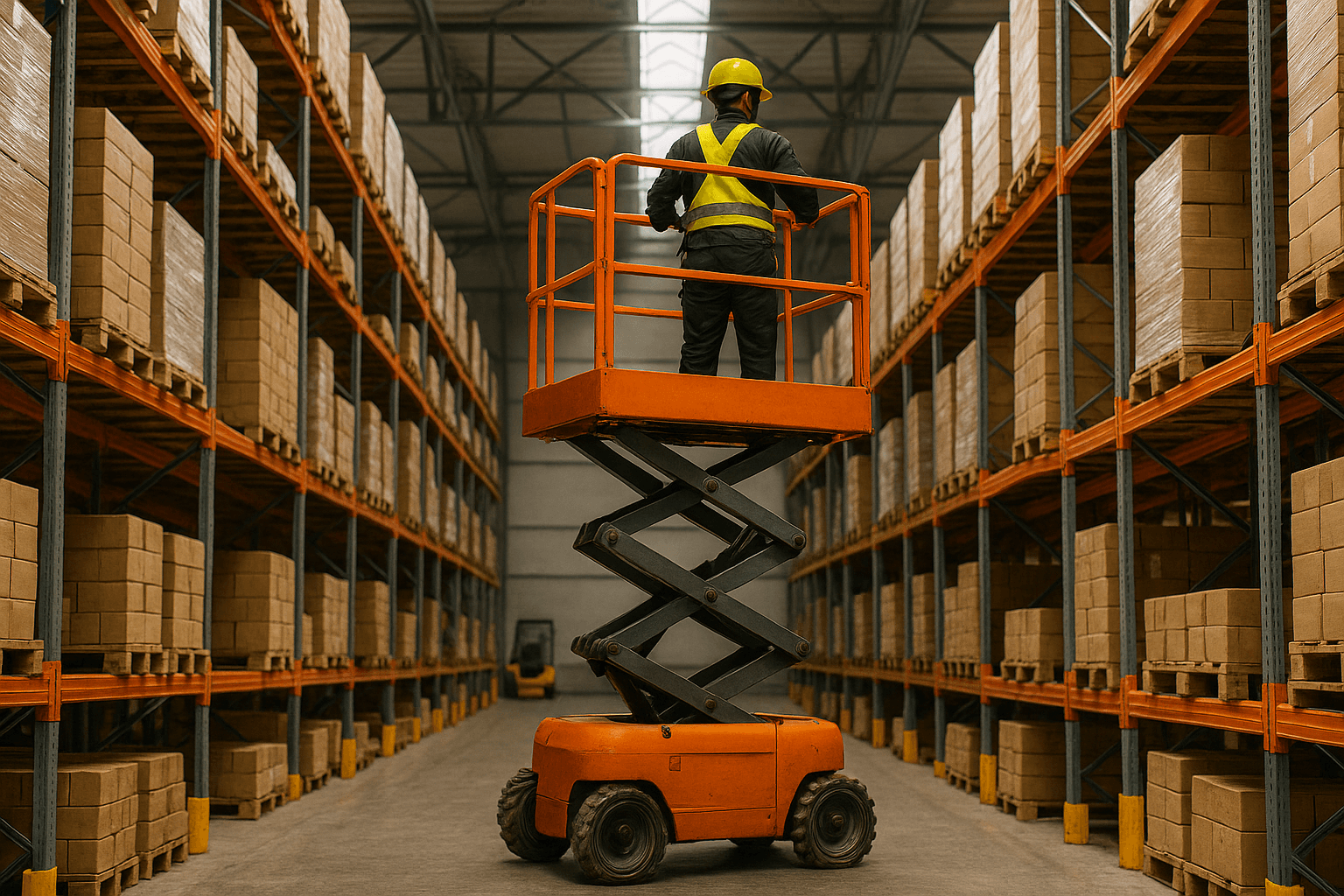 Depo ve Fabrikalar İçin Yüksek Alan Erişim Rehberi – Sepetli Vinç