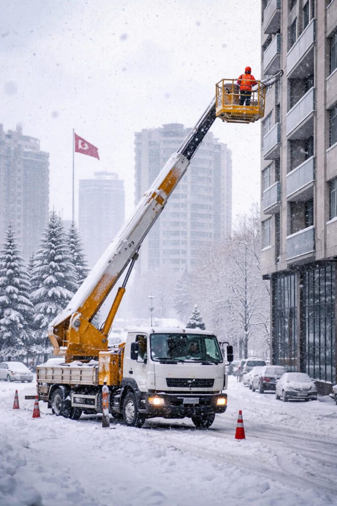 ankara sepetli vinc kış